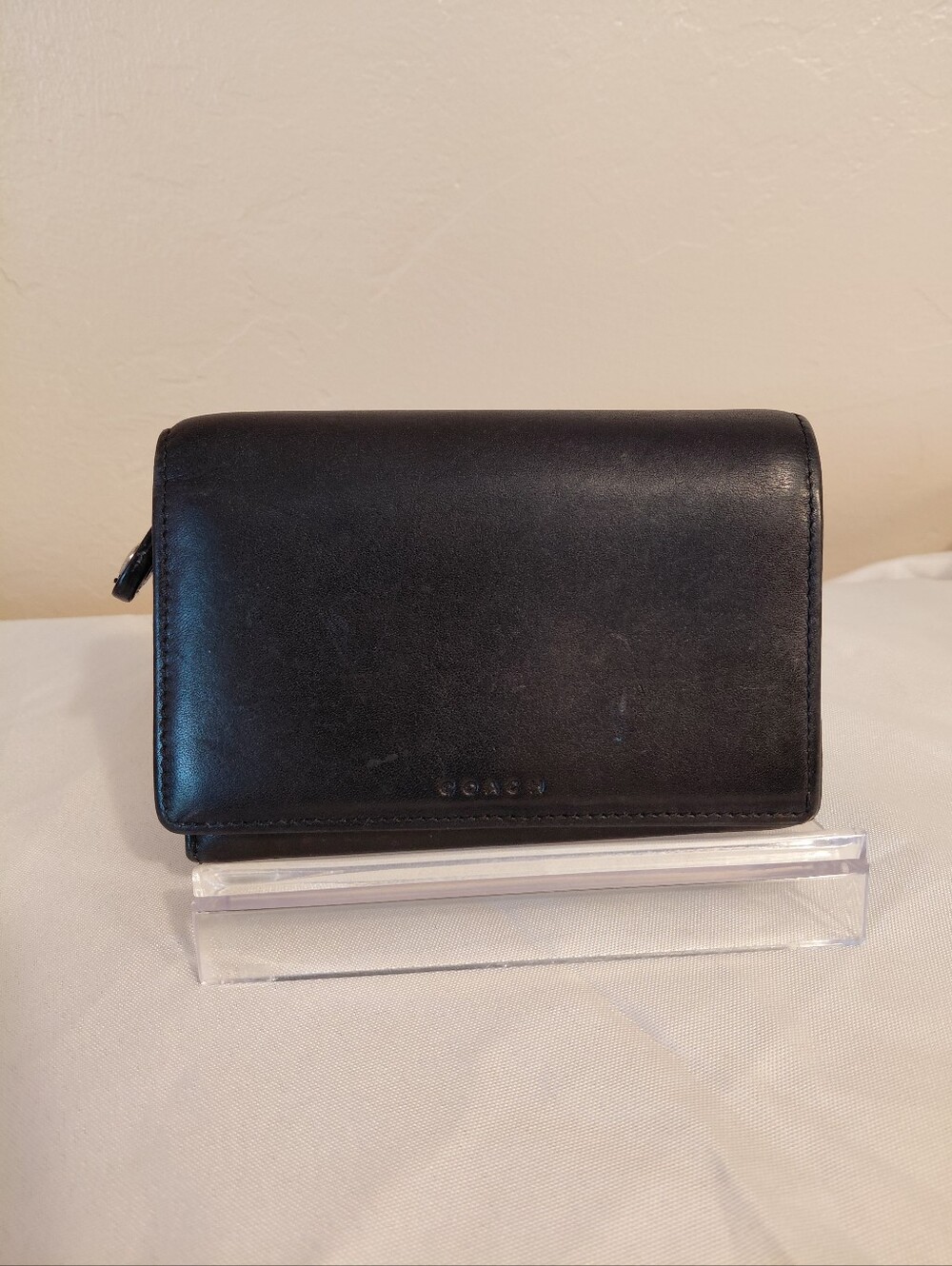 Coach Vintage Black Leather Wallet